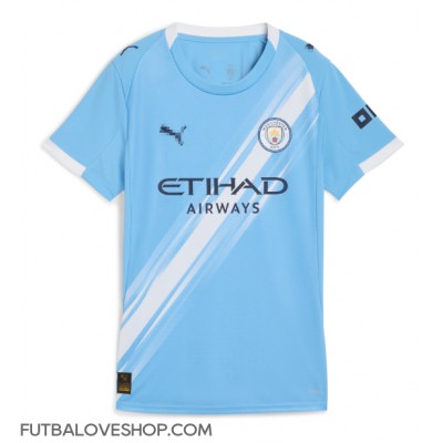 Dres Manchester City Rayan Ait-Nouri #21 Domáci pre Ženy 2025-26 Krátky Rukáv Dres Manchester City Rayan Ait-Nouri #21 Domáci pre Ženy 2025-26 Krátky Rukáv